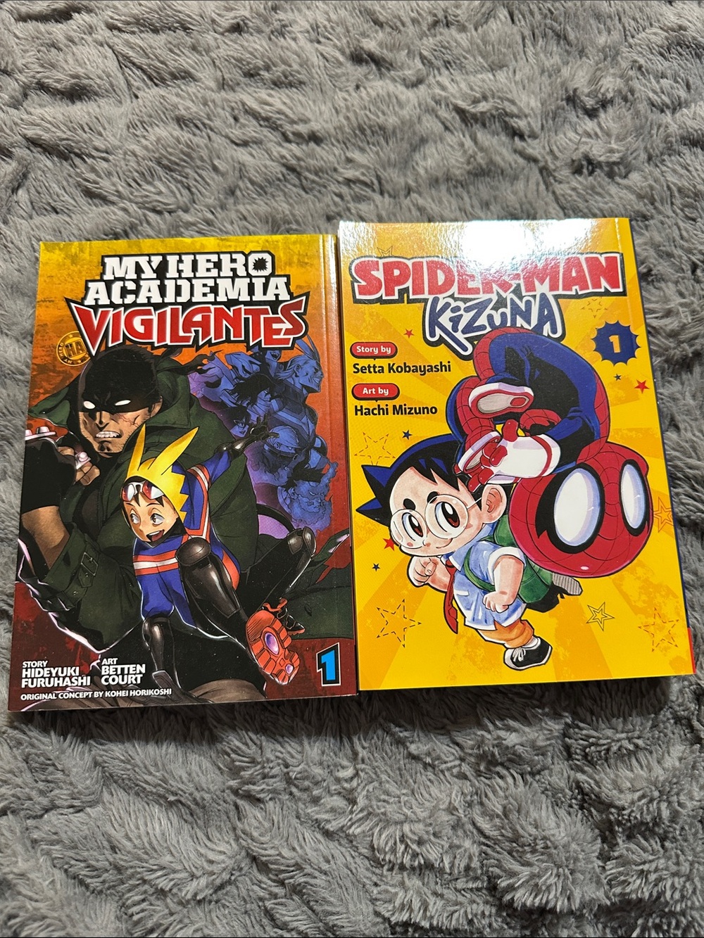 My Hero Academia Vigilantes vol 1& Spider-Man Kizuna Vol 1